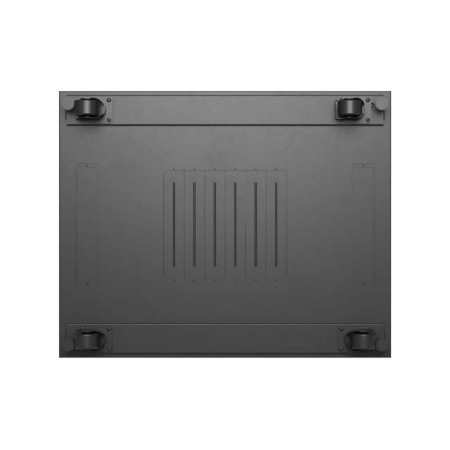 Armario lanberg rack 19 pulgadas 27u - 800x1000 flat pack negro puerta cristal con lcd