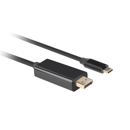 Cable usb tipo c a displayport 4k lanberg macho - macho 1m negro