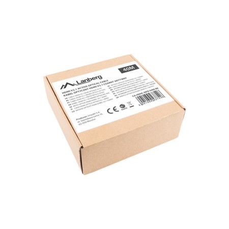 Cable hdmi aoc lanberg v2.1 m - m optico activo 8k 60hz 40m negro