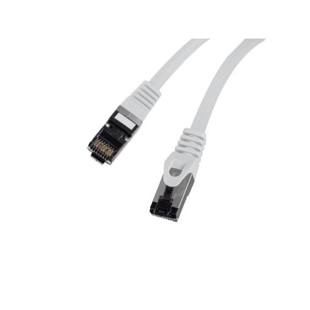 Cable red lanberg latiguillo cat.8.1 s - ftp lszh cu 0.25m gris fluke passed