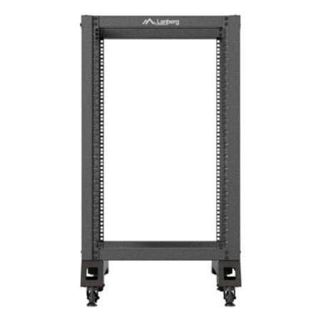 Armario lanberg abierto rack 19 pulgadas 18u - 600x800 negro