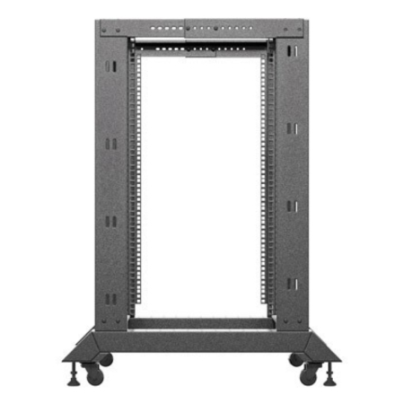 Armario lanberg abierto rack 19 pulgadas 18u - 600x800 negro