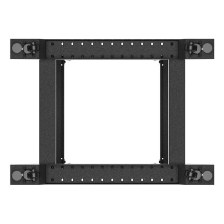 Armario lanberg abierto rack 19 pulgadas 18u - 600x800 negro
