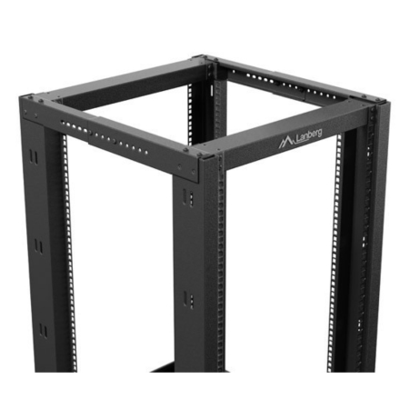 Armario lanberg abierto rack 19 pulgadas 18u - 600x800 negro