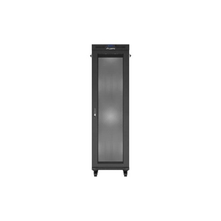 Armario lanberg rack 19 pulgadas 42u - 600x600 flat pack v2 puerta mesh con lcd negro