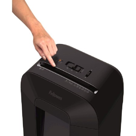 Destructora Fellowes LX85/ Corte en Partículas de 4 x 40mm/ Negra