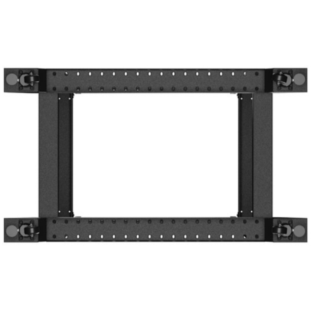 Armario lanberg abierto rack 19 pulgadas 22u - 600x1000 negro