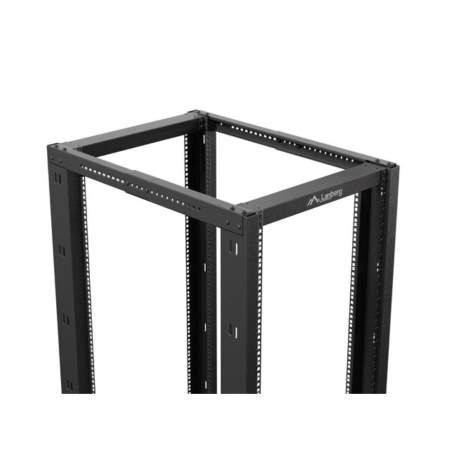 Armario lanberg abierto rack 19 pulgadas 22u - 600x1000 negro