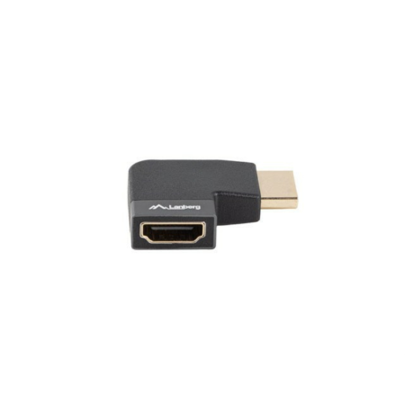 Adaptador hdmi 8k lanberg macho - hembra angulo derecha