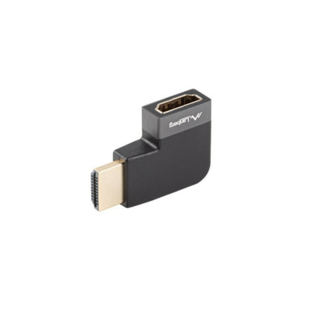 Adaptador hdmi 8k lanberg macho - hembra angulo derecha