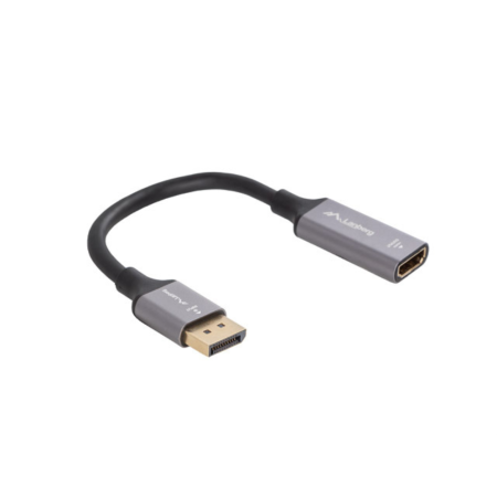 Adaptador 8k displayport a hdmi lanberg 20cm - macho - hembra