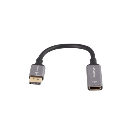 Adaptador 8k displayport a hdmi lanberg 20cm - macho - hembra