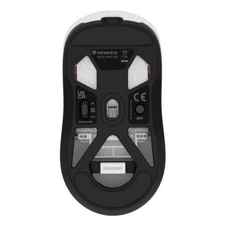 Raton inalambrico gaming genesis zircon 660 blanco