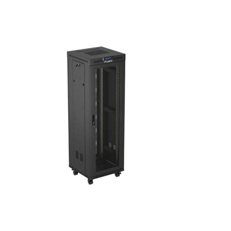 Armario lanberg rack 19 pulgadas 37u - 600x600 flat pack puerta perforada con lcd