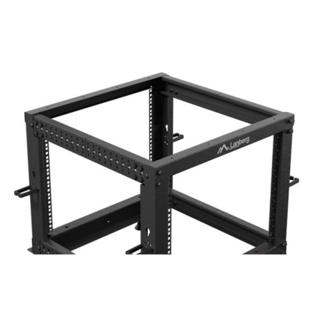 Armario lanberg abierto rack 19 pulgadas 9u - 600x600 negro