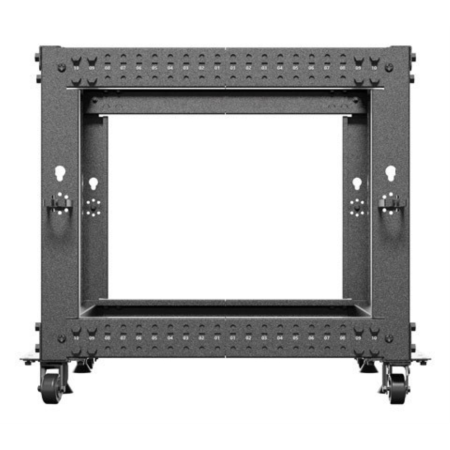 Armario lanberg abierto rack 19 pulgadas 9u - 600x600 negro
