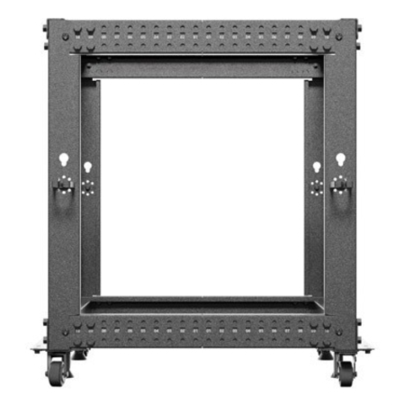 Armario lanberg abierto rack 19 pulgadas 12u - 600x600 negro