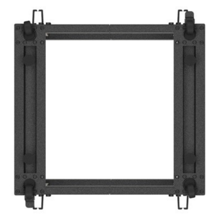 Armario lanberg abierto rack 19 pulgadas 12u - 600x600 negro