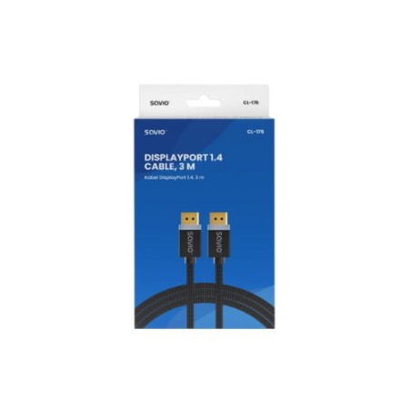 CABLE DP 1.4 SAVIO CL-176 3M