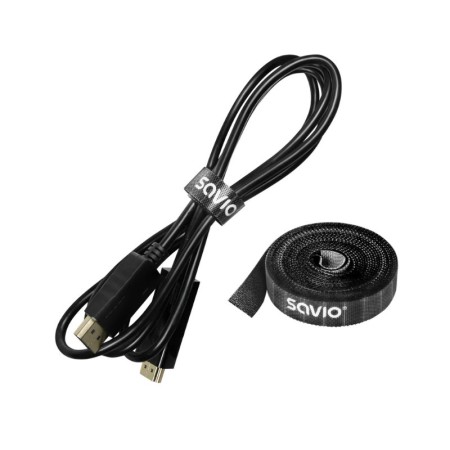 ORGANIZADOR CABLES SAVIO OC-07 CINTA VELCRO
