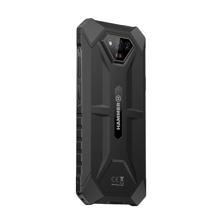 Movil rugerizado hammer iron v 6+6 - 64gb negro