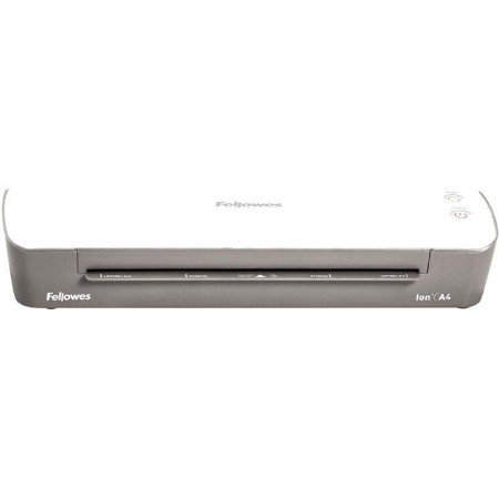 Plastificadora Fellowes Ion A4 4560001/ hasta A4 y 80-125 Micras/ Blanca y Gris