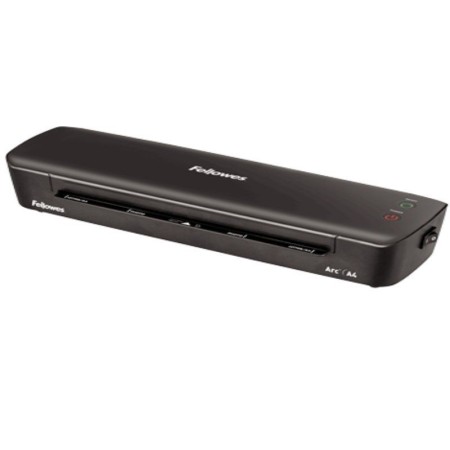 Plastificadora Fellowes Arc A4/ hasta A4 y 80 Micras/ Negra