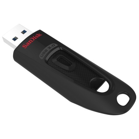 Memoria usb 3.0 sandisk 256gb cruzer ultra negro