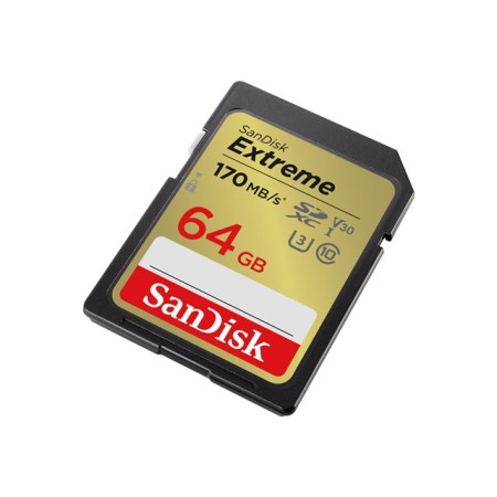 Tarjeta memoria secure digital sdxc 64gb sandisk extreme clase 10 uhs - i u3