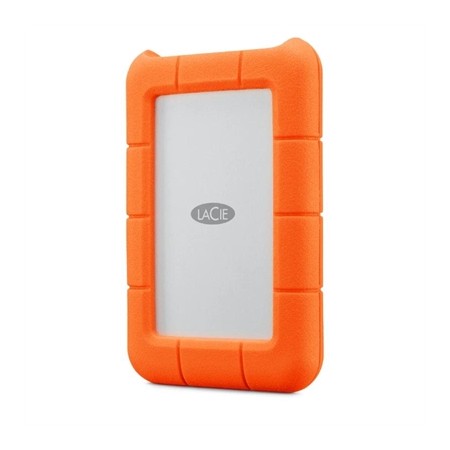 Rugged usb - c disco duro externo 2 tb naranja - plata