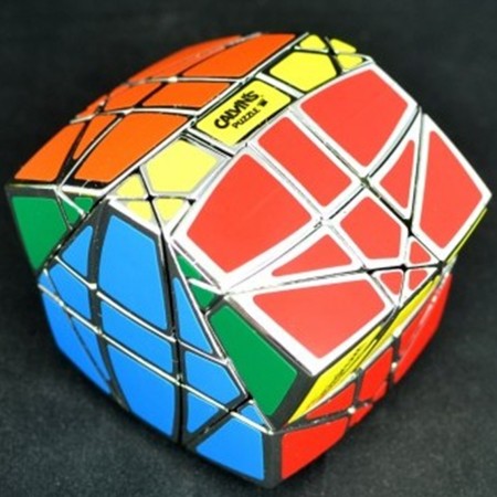 Cubo de rubik calvins hexaminx plata