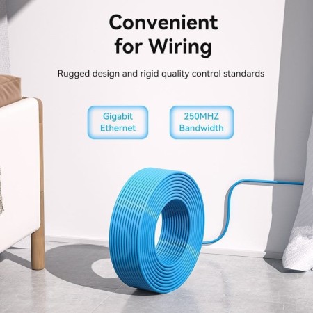 Bobina de Cable RJ45 UTP Vention IHBL305 Cat.6/ 305m/ Azul