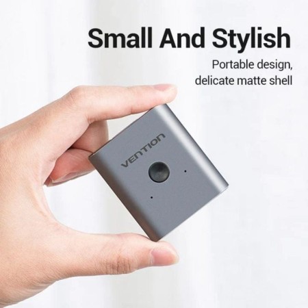 Switch Conmutador 4K HDMI 2.0 Bidireccional Vention AFUH0 HDMI Hembra / 2x HDMI Hembra