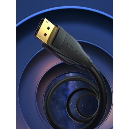 Cable DisplayPort 1.4 8K Vention HCDBG/ DisplayPort Macho - DisplayPort Macho/ 1.5m/ Negro