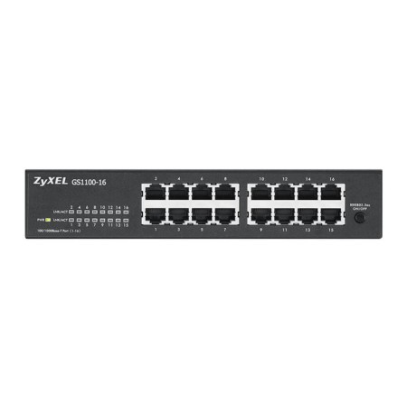 Switch 16 puertos zyxel gs1100 - 16 - eu0103f