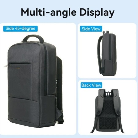 Mochila Vention KRNB0 para Portátiles hasta 15.6″/ 23L/ Gris Oscuro