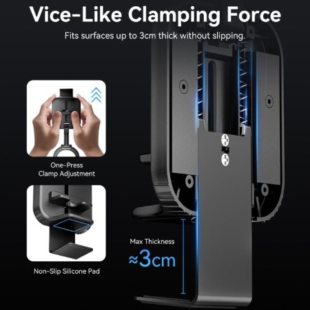 Soporte para Smartphone Vention KSNB0/ Negro