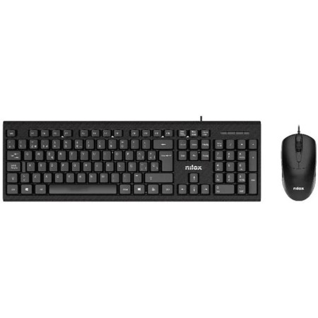 Teclado  raton nilox nxkme0011 usb