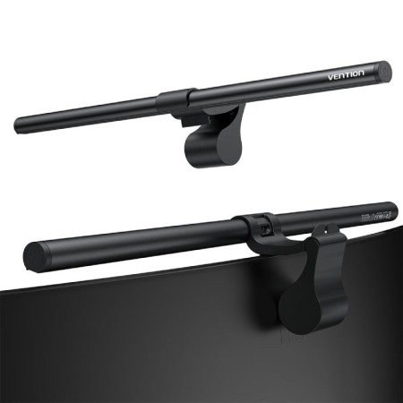 Lámpara de Escritorio Vention PDAB0 USB-C/ 5W/ Negra