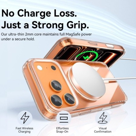 Funda Dura con Magsafe Vention Concise Impact KVBTCD-40/ Compatible con iPhone 17 Pro Max/ Transparente