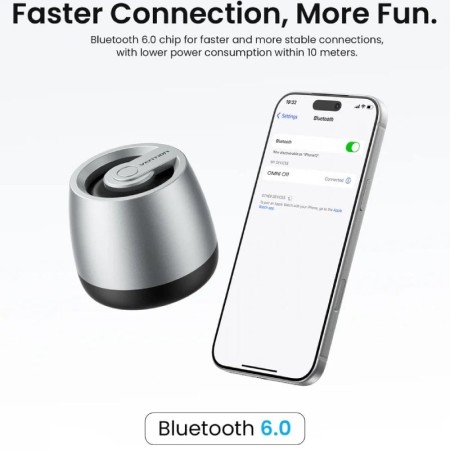 Altavoz con Bluetooth Vention Omni O11 NDCI0/ 5W/ 1.0/ Plata