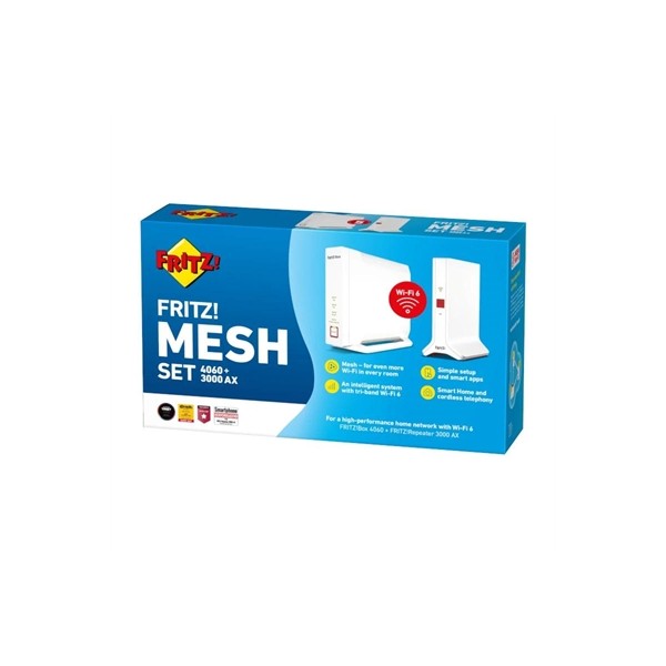 Kit wifi mesh fritz! set 4060  3000 ax int
