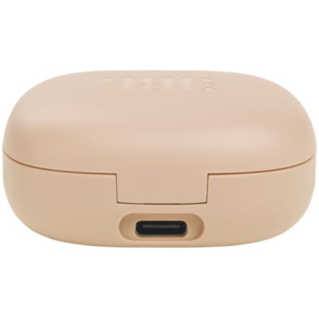 Auriculares Bluetooth JBL Vibe Flex con estuche de carga/ Autonomía 8h/ Beige