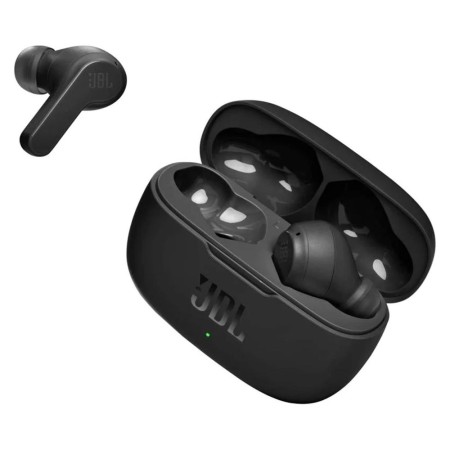 Auriculares Bluetooth JBL Wave 200TWS con estuche de carga/ Autonomía 5h/ Negros