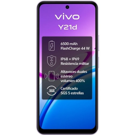 Smartphone Vivo Y21d 4GB/ 128GB/ 6.68″/ Púrpura