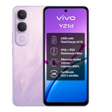 Smartphone Vivo Y21d 4GB/ 128GB/ 6.68″/ Púrpura