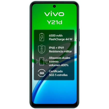 Smartphone Vivo Y21d 4GB/ 128GB/ 6.68″/ Verde