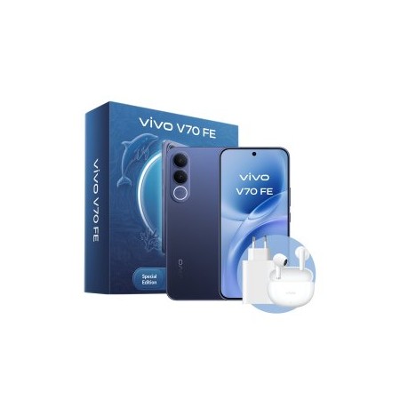 Smartphone Vivo V70 FE 8GB/ 256GB/ 6.83″/ 5G/ Azul/ Incluye Cargador + Auriculares