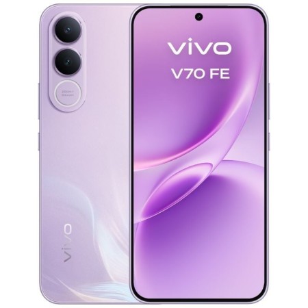 Smartphone Vivo V70 FE 8GB/ 512GB/ 6.83″/ 5G/ Púrpura/ Incluye Cargador + Auriculares