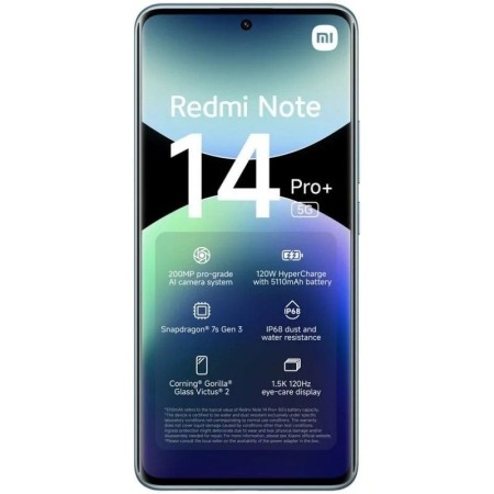Smartphone Xiaomi Redmi Note 14 Pro+ 12GB/ 512GB/ 6.67″/ 5G/ Azul